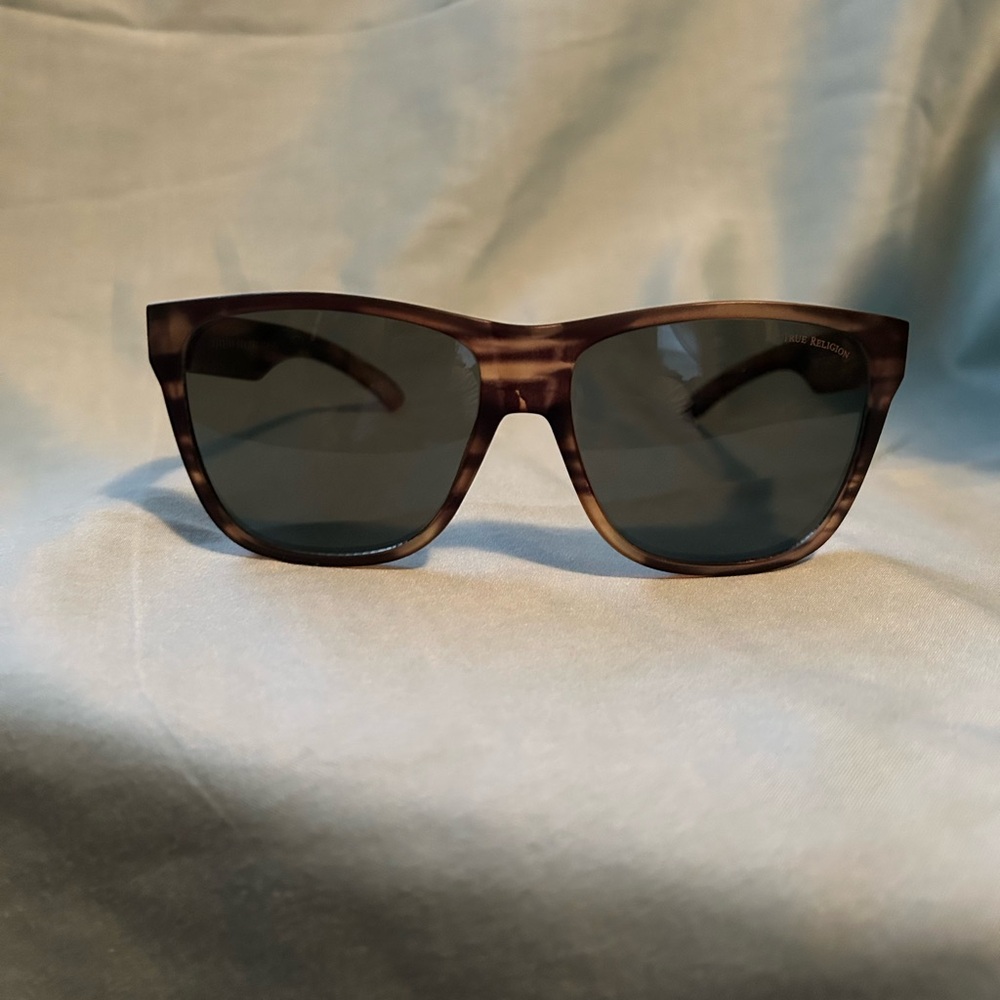True Religion Brown Patterned Sunglasses